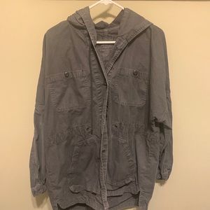 cargo rain coat